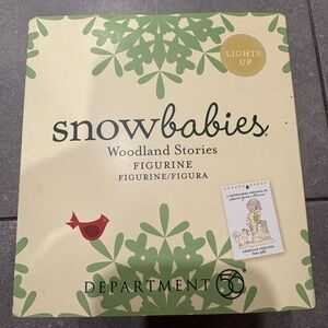 Department 56 Snowbabies Woodland Stories Figurine with Light-Up Feature